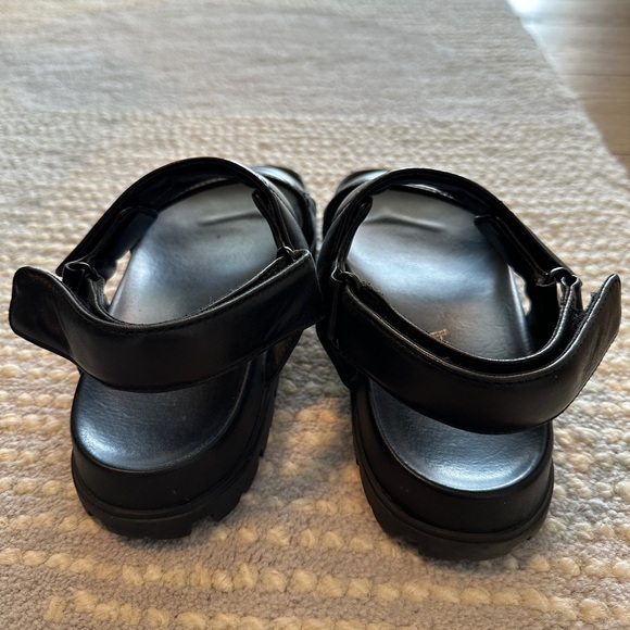 Prada Padded Quilted Leather Sport Black Sandals | Size 39 - Picture 12 of 15